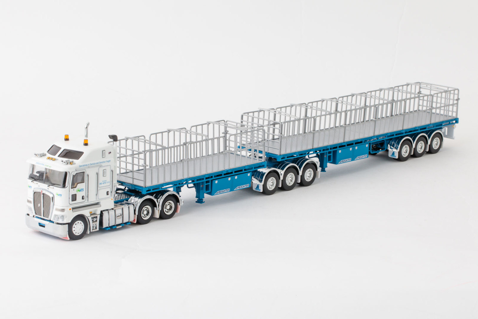 K200 Prime Mover With Freighter B-Double Road Train Trailers - NTS