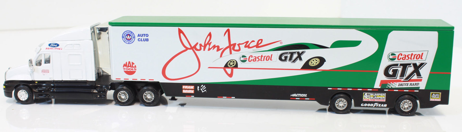 Used Action Collectables Castrol GTX John Force 2002 Hauler 1:64