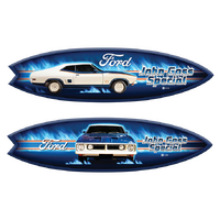 Licensed Ford Falcon XB John Goss Special Apollo Blue Fibreglass Surfboard Full Size