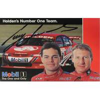 Signed Craig Lowndes / Mark Skaife Postcard