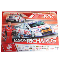 Holden Team BOC Jason Richards V8 Supercars Poster