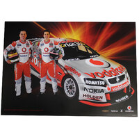 Vodafone Craig Lowndes Jamie Whincup Poster 