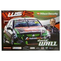 Wilson Security David Wall V8 Supercars Poster 