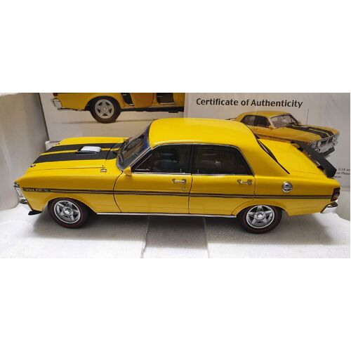 1:18 Ford Falcon XY Phase 3 GTHO YELLOW Glaze RARE CAR