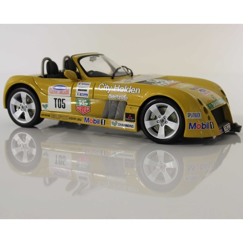  1:18 2005 Classic Adelaide Elfin MS-8 Streamliner Yellow