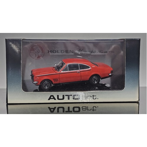 1:43 Holden HG GTS  Monaro - Rally Red  Autoart