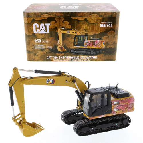 New Year Of The Dragon 1:50 Cat 320 GX Hydraulic Excavator