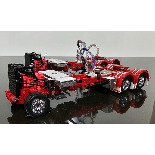 New 1:50 Drake 909 Kenworth Rolling Chassis Red Spare Parts Or Custom Build