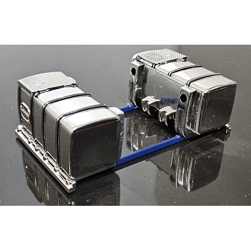 New 1:50 Drake Kenworth K200 Fat Cab Chrome Fuel Tanks Pair