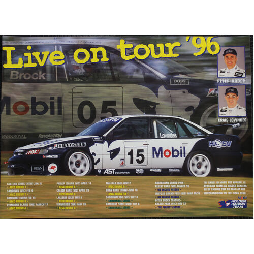 Peter Brock Craig Lowndes Poster