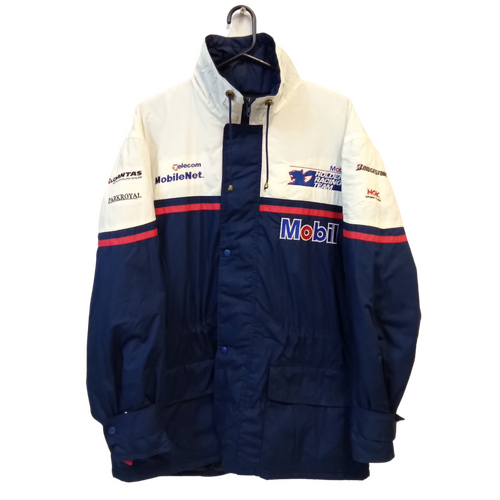 HRT Jacket Holden Racing Team Mobil 1995 VR Signed By Brock & Mezera Size XL