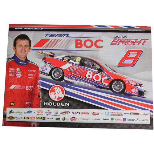 Holden Team BOC Jason Bright Promo Poster