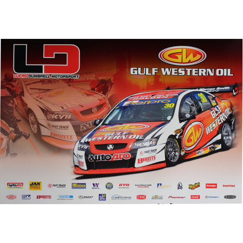 Holden Gulf Western Oil #30 Noske Pretty Poster 