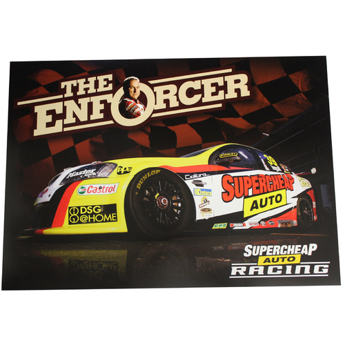 Supercheap Auto Racing Ingall V8 Supercars Poster