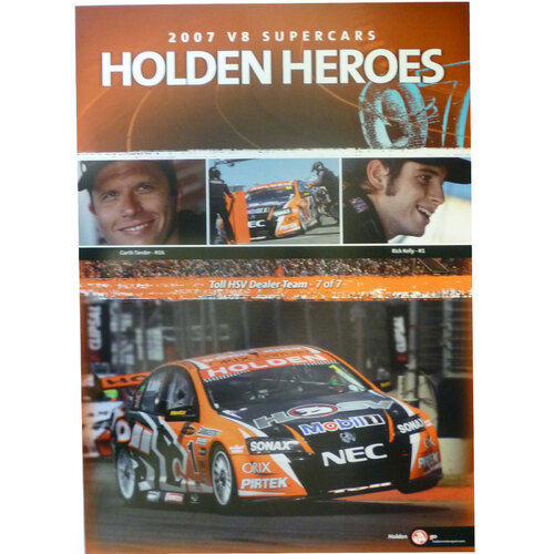 Holden 2007 Garth Tander & Rick Kelly 7 / 7 Poster