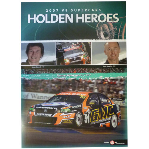 Holden 07 Jason Richards & Greg Murphy 2/7 Poster