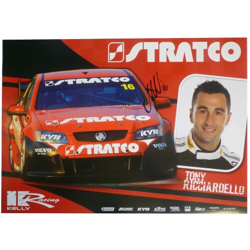 Tony Ricciardello V8 Supercars Poster Signed