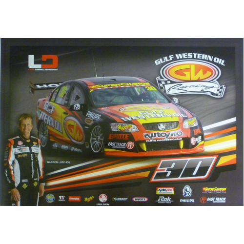 Holden Warren Luff V8 Supercars Poster