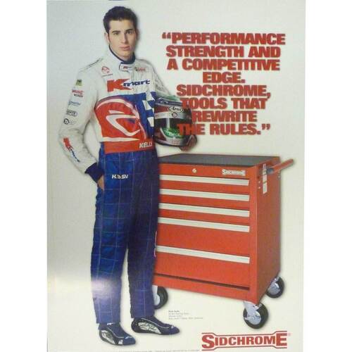 Sidchrome Tools Rick Kelly V8 Supercars Poster