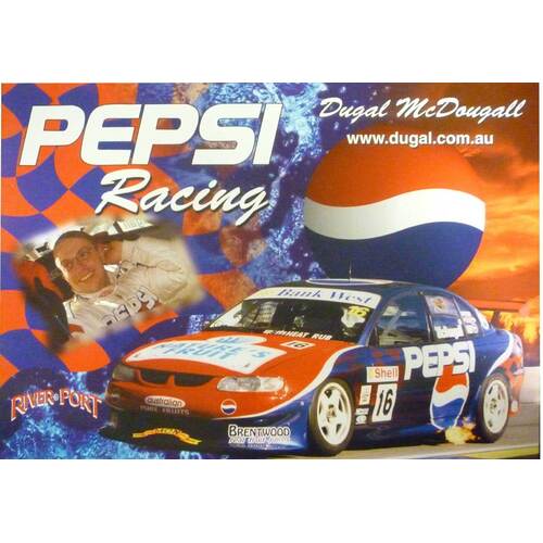 Pepsi Racing Dugal McDougall V8 Supercars Poster