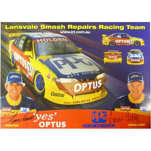 Holden Steve Reed Trevor Ashby Signed Poster