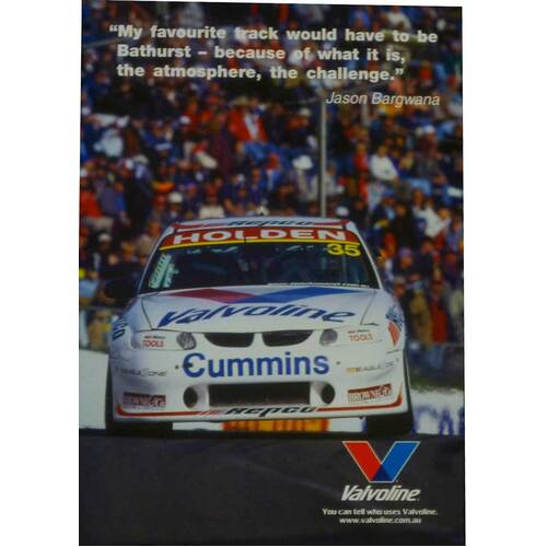 Holden Jason Bargwana V8 Supercars Poster