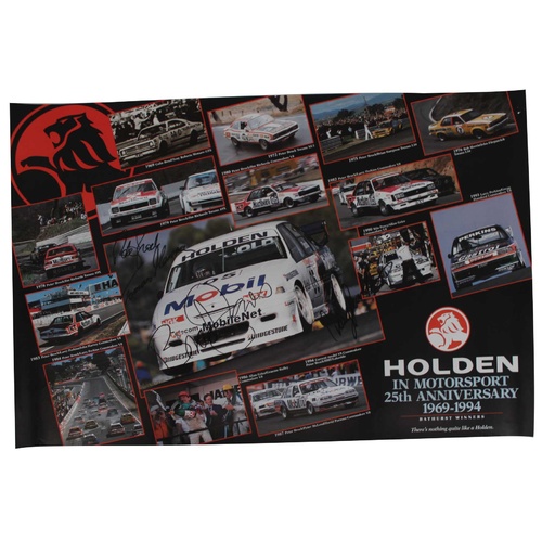 Signed Holden 25th Anniversary Poster