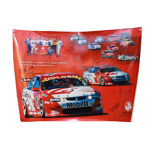 Signed Holden HRT Poster