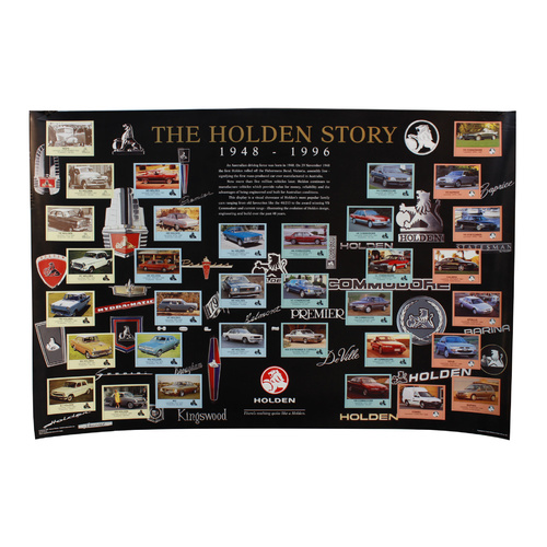 The Holden Story Poster 1948 - 1996