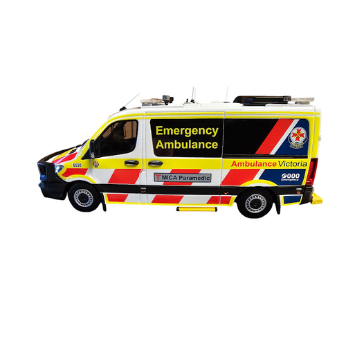 1:43 Mica Paramedic Ambulance Victoria Mercedes Sprinter – 2024 New Incoming Livery