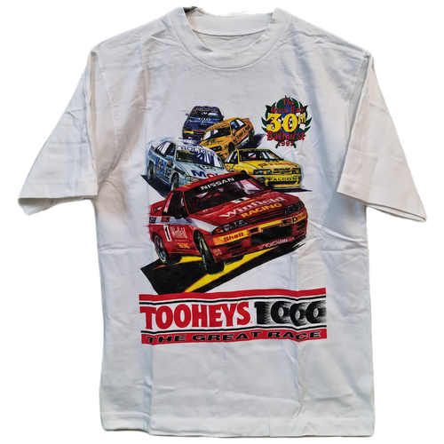 NWOT 1992 Tooheys 1000 Bathurst V8 Vintage T Shirt Medium Holden Ford