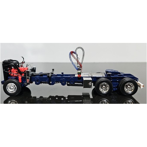 1:50 909 Drake Kenworth  Rolling Chassis Blue Spare Parts Or Custom Build